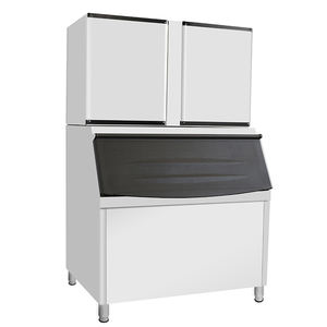 Machine commerciale de machine à glaçons de cube de double plateau de glace de haute qualité 1 tonne pour le stockage d'affaires - Product Image 1