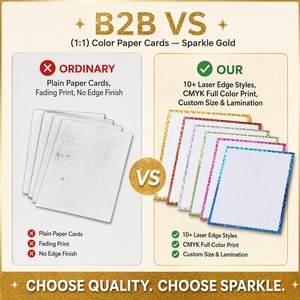 Carte Fotografiche Personalizzate con Bordo Olografico Laser, Stampa di Carte Collezionabili K-pop, Carte con Bordo in Lamina a Caldo, Merchandise Anime, Regalo Fai-<span class=keywords><strong>da</strong></span>-Te - Product Image 5