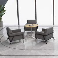 Canapé de bureau en cuir 1 place, Design moderne et Simple