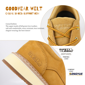 <span class=keywords><strong>Goodyear</strong></span> welt en cuir véritable résistant au feu et antidérapant chaussures de sport de haute qualité - Product Image 3