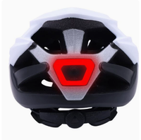 Feu arrière de vélo rechargeable par USB, LED 300 mAh, 6 modes de clignotement, lumière de sécurité à clipser pour casque, vélo, conduite nocturne