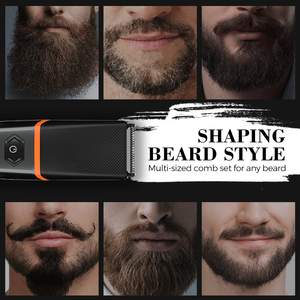 Người đàn ông của nhãn hiệu xách tay râu tông đơ với lưỡi thép không gỉ tiếng ồn cực thấp khách sạn sử dụng chuyên nghiệp mặt tóc tông đơ - Product Image 3