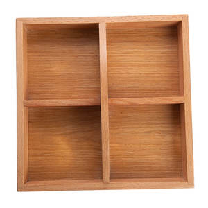 Superlative Prices Wholesale Wooden Box Table Serving Organizer 4 Compartment <b>Snack</b> <b>Tray</b> - Product Image 5
