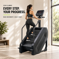 Monte-escaliers avec console numérique, appareil d'exercice électrique pour la remise en forme cardio et l'entraînement des membres inférieurs