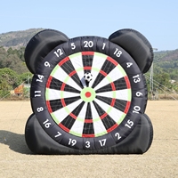 Jeux de plein air pour la cour arrière, cible de football gonflable géante, grand jeu de fléchettes de football