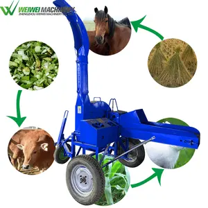 Weiwei feed making farm livestock machine chaff cutter kenya for goat factory supply new type silage