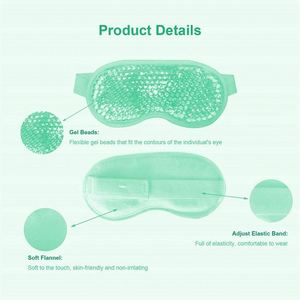 Custom Reusable Cryotherapy Gel Beads Cold Hot <b>Eye</b> <b>Mask</b> for Puffy <b>Eyes</b> Dark Circles Dry <b>Eyes</b> Anti-Wrinkle Stress Relief Soothing - Product Image 1