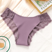 Culottes en dentelle élégantes à faible MOQ, motif géométrique, bord festonné, idéales pour les cadeaux d'anniversaire ou les soirées