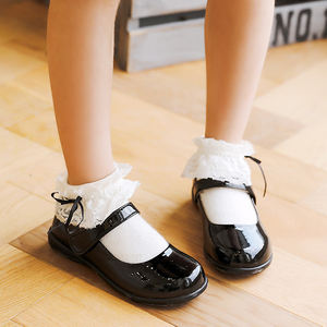 Ragazza Mary Jane School Uniform Shoes Ballet Flat Styles Kids Black Flats Girls Dress Shoes Mary Janes School Shoes For Girls - Product Image 5