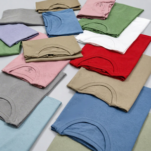 เสื้อยืดแบนด์กานาดีสต็อกล็อต ยูนิเซ็กซ์ ผ้าฝ้าย 100% สีพื้นเรียบ ทรงปกติ แขนสั้น เสื้อเปล่า ขายส่งจำนวนมาก - Product Image 1