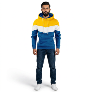 Sudaderas con capucha de algodón extragrandes para hombre, de alta calidad, personalizadas, lisas, de algodón, para uso casual. - Product Image 1