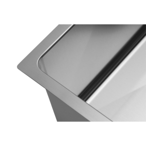 Évier de cuisine rectangulaire à encastrer JKY Single Bowl RS-RL3219, 32 pouces, acier inoxydable brossé, qualité commerciale - Product Image 3