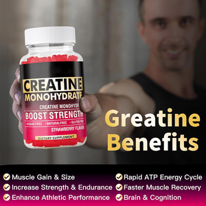 BIOCCHN Venta caliente Creatine Monohydrate Gummies Sugar <span class=keywords><strong>Free</strong></span> Creatine Gummies Suplementos de construcción muscular - Product Image 3