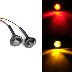 Ámbar rojo 12V 24V 3/4 "sellado Led camión remolque autobús camión marcador lateral lámpara de liquidación caravana luz externa para camión <span class=keywords><strong>Volvo</strong></span> - Product Image 1