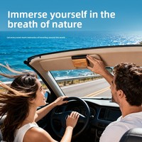 Clip diffuseur de parfum de voiture en bois massif de luxe, design minimaliste moderne, pour diffusion discrète de parfum naturel