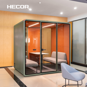 Cabina telefónica móvil para el hogar, cápsulas insonorizadas para reuniones acústicas de oficina con vidrio laminado - Product Image 4