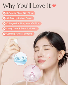 Korean Moisturizer Collagen Gel Serum Hyaluronic Acid Glycerin Bakuchiol <strong>Vitamin</strong> E Anti-Wrinkle Hydration Glow Firming 30ml Mist - Product Image 5