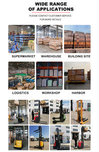 1500 मिमी मध्यम लिफ्ट इलेक्ट्रिक पैलेट स्टेकर मानक गोदाम रैक के लिए उपयुक्त ऊंचाई - Product Image 6