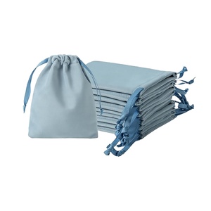 Sacs en velours recyclables personnalisables avec cordon de serrage, 3x4 pouces, petits sacs cadeaux en tissu, pochettes à bijoux, rangement, pour mariage et fêtes - Product Image 1