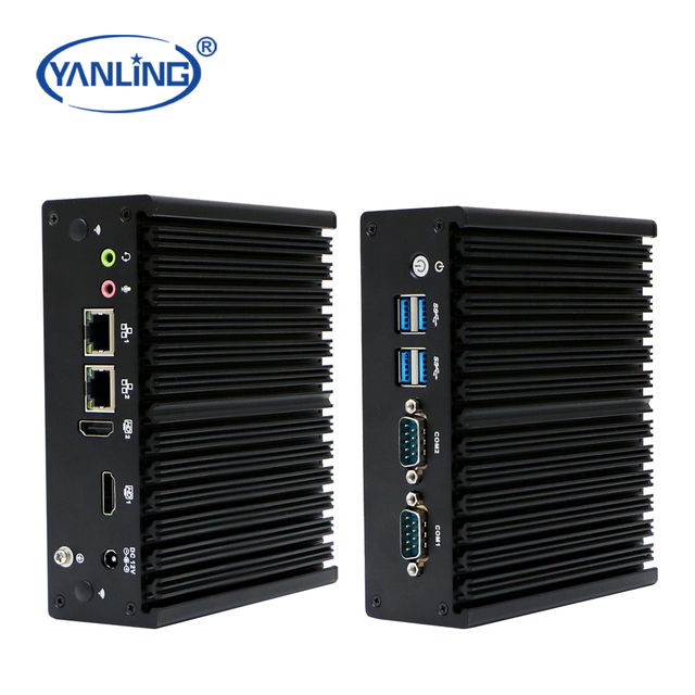 Mini PC Barebone System N5095 Quad CPU M.2 NVME SSD  DB9 COM RS232 Mini Fanless Pc