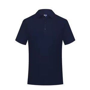 Polo pour hommes à logo personnalisé-Haut de sport à col à manches courtes en coton respirant - Product Image 5
