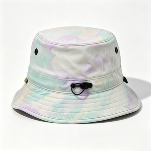 Sombrero de Pescador Reversible Unisex con Estampado de Mármol Pastel, Estilo Tie Dye, para Verano, Ropa Urbana, Pesca y Uso al Aire Libre - Product Image 6