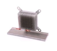 Dissipateur thermique en aluminium extrudé rectangulaire haute puissance pour amplificateur de puissance personnalisé et barre LED