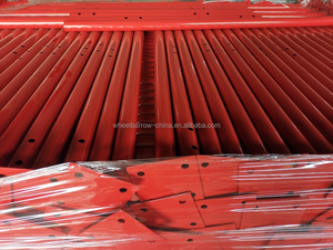 Treteaux de <span class=keywords><strong>maçon</strong></span> en acier réglables en hauteur (1,2 à 2,2 m) avec pieds pivotants - Product Image 5