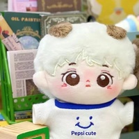 Muñeco de Peluche Personalizado de 20cm de Ídolo K-pop, Figura de Juguete Suave de Algodón, Venta al por Mayor, Fabricante OEM, Mascota para Colección de Fans