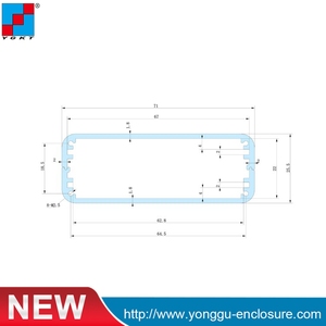 71*25.5*100(WxH-L) Ép Đùn Nhôm Chia Nhôm Bao Vây - Product Image 6