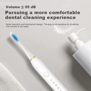 Brosse à dents électrique vibrante automatique intelligente rechargeable USB-C 2026 pour adultes – Idéale pour les voyages - Product Image 5