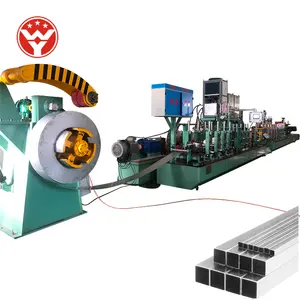 WEIYI Chine fournisseur d'or ligne de production de tuyaux en conduit carré automatique/ligne de moulin à tubes en acier