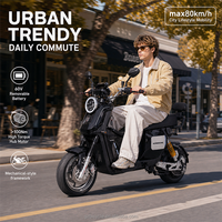 Vélo électrique urbain U2 PLUS 2 places pour adultes, scooter électrique à double suspension, frein à disque avant et arrière, batterie personnalisée, Guangzhou