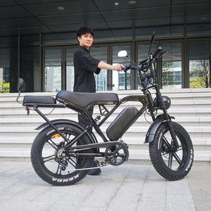 Электровелосипед X80 PRO (склад ЕС), фэтбайк с полной подвеской, 250 Вт, 20 дюймов, ретро-дизайн, горный, для бездорожья, дешевый, VOMO X80, от производителя - Product Image 1