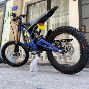 Low-Noise <strong>Blue</strong> Electric Dirt <strong>Bike</strong>, Robust 8kW <strong>Motor</strong>, Quiet Operation Lightbeex Electric Motorcycle - Product Image 5