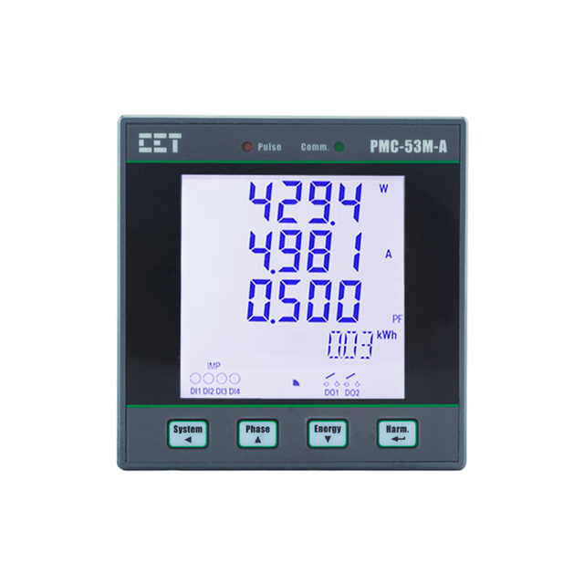 CET PMC-53M-A 3 Phase Panel Mounted Multifunction Energy Meter Electric Smart Meter in Monitoring System