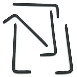 Clés Allen métriques réglables en acier au carbone de type L T6 T8 T10 T15 T20 T25 T30, oxyde noir - Product Image 4