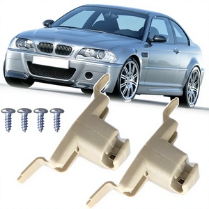 Clip de fixation de pare-soleil beige pour Bmw E46 série 3 325 M3, pièce de rechange en plastique 51168243575 - Product Image 1