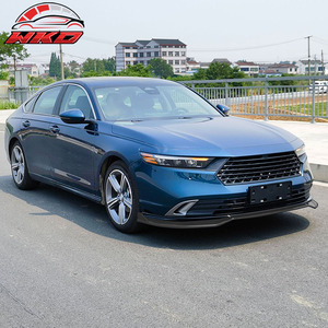 Lèvre de pare-chocs avant compatible avec Honda Accord 2023-2025 11e génération, style V2, spoiler noir mat, 3 pièces, pièces automobiles de haute qualité, kit carrosserie - Product Image 2