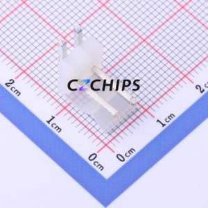 HC-3.96-2A2W Wire-to-Board Pin Header Bent Lead Through Hole,P=3.96mm Connector 1x2P 3.96mm Right Angle Insert CH - Product Image 1