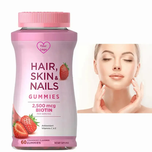 OEM Takviye Edici Toptan Vitamin Saç Cilt Tırnak Jelibonları Biotin Narenciye Aromalı Kolajen Güzellik Helal Sertifikalı Sağlıklı Gıda - Product Image 4