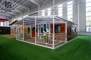 Maison conteneur pliable extensible légère pour relocalisation fréquente et villa <span class=keywords><strong>d</strong></span>'entrepôt - Product Image 2
