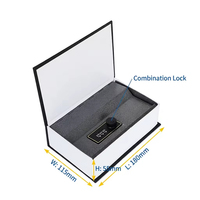 Boîte de rangement en forme de livre, coffre-fort créatif pour ordinateur de bureau, organisateur pour tablette, protection des appareils électroniques, coffre-fort pour argent