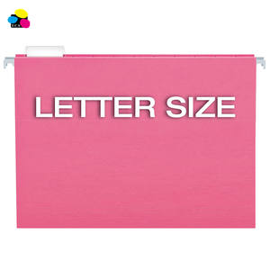 25/BX 1/5 taille lettre découpée rose papier <span class=keywords><strong>kraft</strong></span> recyclé intérieurs dossiers suspendus fournisseur de bureau dossiers suspendus pour usage intérieur - Product Image 3