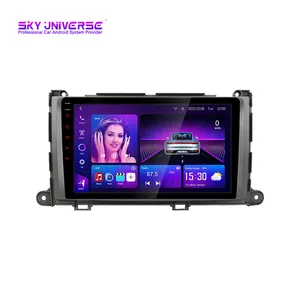 Auto Multimedia Player 2 Din Autoradio Android 9 Zoll DVD-Player Für Toyota Sienna 2011-2014 Carplay DSP BT GPS