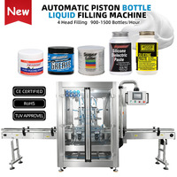 Mesin Pengisi Botol Plastik Otomatis Mesin Pengisi Pasta Silikon Piston Viskositas Tinggi