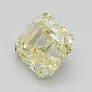 Diamant CVD de laboratoire jaune intense fantaisie 2,01 carats taille Asscher, certifié IGI, pierre libre pour la fabrication de bijoux, bagues et pendentifs - Product Image 3