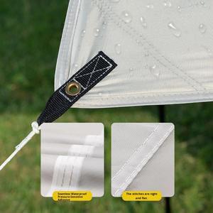 Portable Single Layer Three-season 1000-1500mm <b>Waterproof</b> Durable Camping Awning UV Protection Outdoor Beach Travel <b>Tent</b> 210D - Product Image 6
