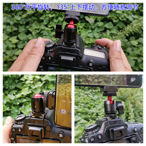 อุปกรณ์สตรีมมิ่ง กล้อง ตัวยึดโทรศัพท์แบบ Hot Shoe สำหรับกล้อง DSLR มิเรอร์เลส แบบปลดเร็ว วัสดุโลหะ สำหรับ Vlog และไลฟ์สตรีมมิ่ง - Product Image 2