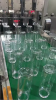 Bouteille d'eau en plastique PET Voss vide, personnalisée, portable, 38 mm, 350 ml, 500 ml, avec couvercle, pour le sport et la consommation quotidienne